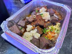 辣子羊血-秦炉烤肉(财富中心店)