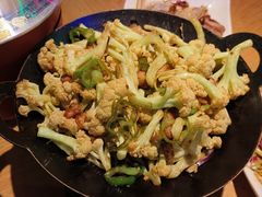 干锅菜花-大哈福烧烤·海鲜·家常菜(延安三路店)