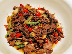 菜籽油炒衡东黄牛肉-老湘村·湖南土菜(天河维多利店)