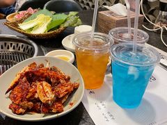 -草家酱蟹炭火烤肉店(珲春南路一店)