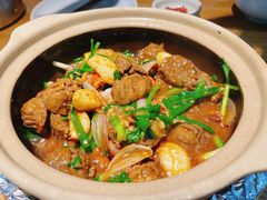 沙姜焗手打牛肉丸-潮粥荟·潮汕砂锅粥(槐房万达店)