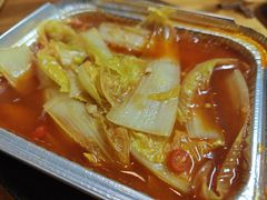 锡纸娃娃菜-源味居手把签烧烤(长春一店)