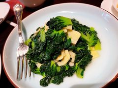 冬笋炒塔菜-杭州西子湖四季酒店·金沙厅