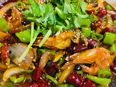 干锅虾-胖子菜馆(花园餐厅店)