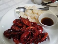 油爆虾拼腐乳虾-翠亭酒家(山西南路店)
