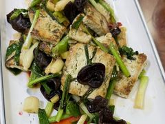 香煎野菜豆腐-漁耕小厨农家院(武当山店)