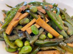青椒豆米烧干子-冶春茶社(官园桥店)
