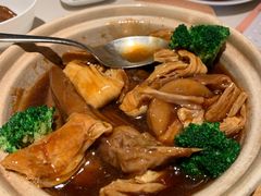 北菇支竹焖鹅掌煲-利苑酒家(华熙国际店)