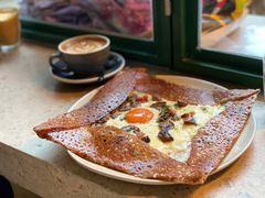 鸡蛋蘑菇熏肉荞麦可丽饼-RAC BAR(安福路店)