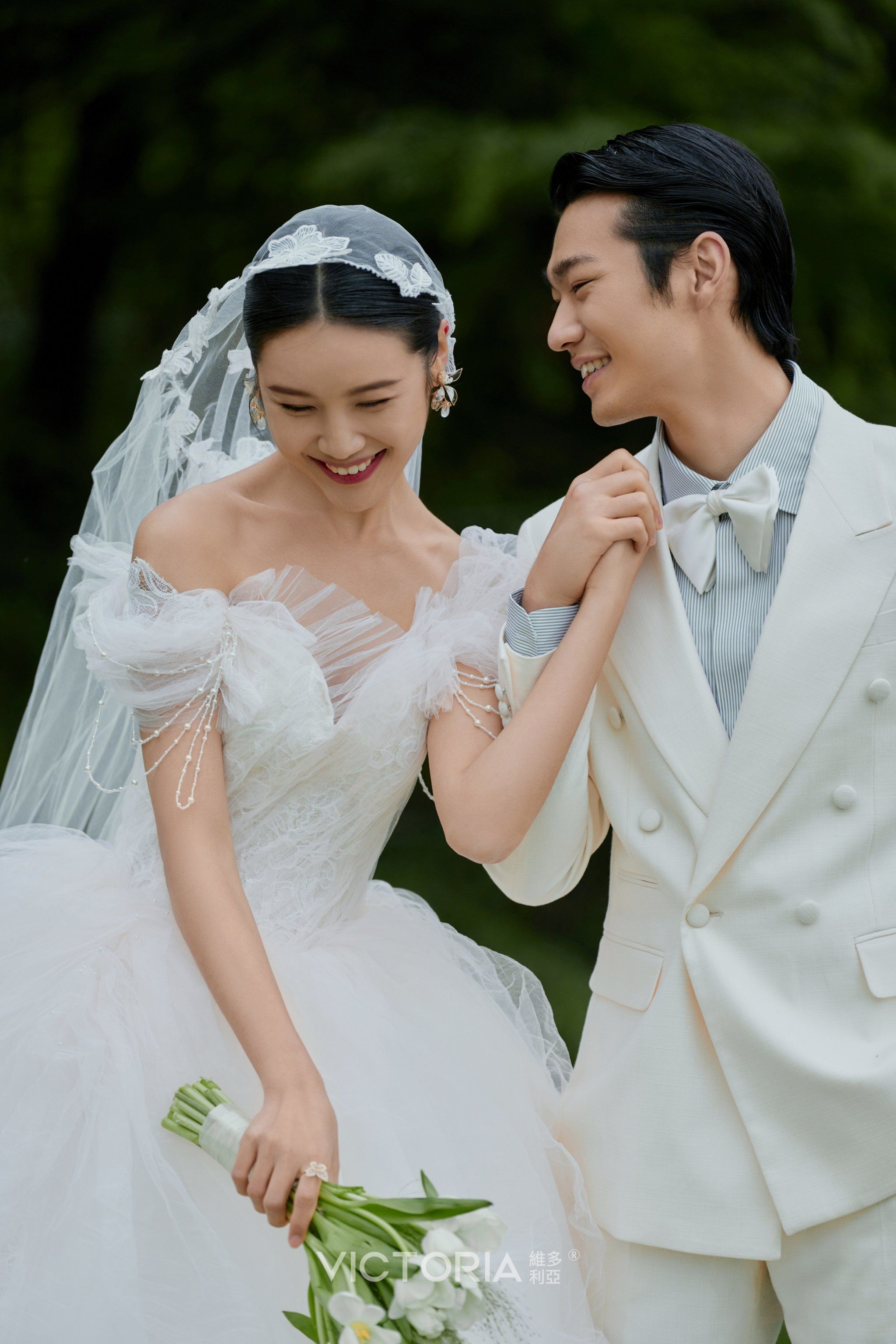 森系小清新花仙子婚纱照火了好美的