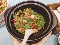 肉沫炒扁豆丝-煜丰汴京烤鸭(福彩路店)