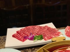 澳洲雪花三角肉-猪啊牛呀羊啊铜盘烤肉(正大广场店)