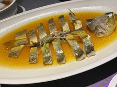 大黄鱼蒸鸡枞菌-福玺荟(外滩罗斯福店)