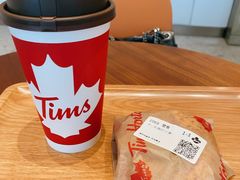 燕麦拿铁-Tims天好咖啡(河西万象城店)