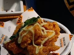 开心牛油果炸鸡-探鱼·鲜青椒爽麻烤鱼(天一广场店)