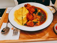 炸鸡块咖喱蛋包饭-池奈·咖喱蛋包饭(熙地港店)