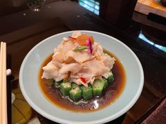 捞汁秋葵海螺片-西安凯悦酒店·湖畔中餐厅