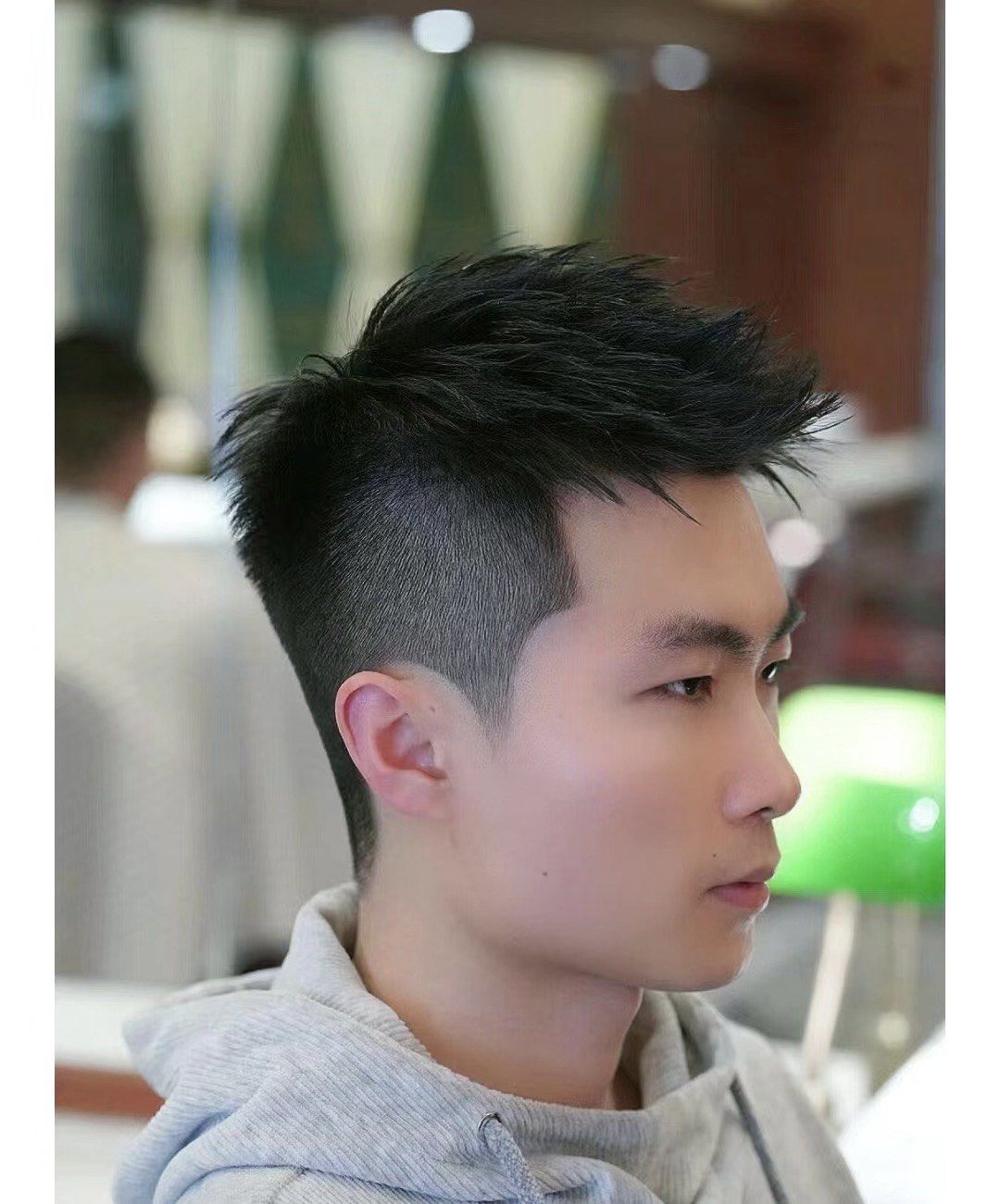 男士渐变飞机头