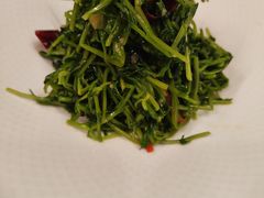 炝拌青豆尖-伊祥·敦煌楼