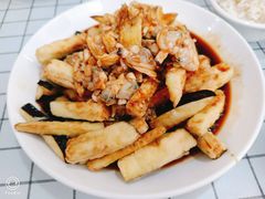 蛤蜊肉拌茄子-华春餐馆(鱼山路店)