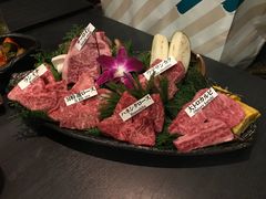 松阪牛肉拼盘-松阪牛焼肉M(法善寺横丁店)