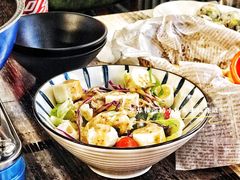 蔬菜沙拉-猫头鹰炸鸡