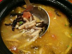 莜面鱼鱼蘑菇汤-西贝莜面村(镇江苏宁广场店)