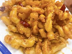 炸鱿鱼条-天伦海鲜·老味道·青岛菜(栈桥天主教堂店)
