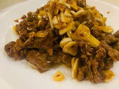蒜爆羊肉-老牌坊•鲁菜名店•地道济南菜(大观园商埠店)