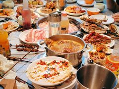 -锅儿欢海鲜火锅烤肉自助餐(东港凯虹店)