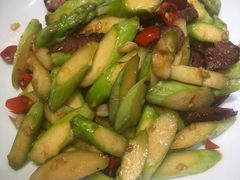 芦笋炒湖南腊肠-湘江红·湖南招牌菜(莲花南路店)