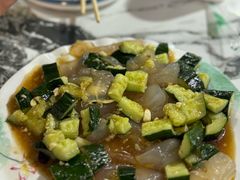 黄瓜皮拌大拉皮-途肴·老农饭庄(百里峡店)