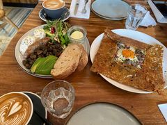 鸡蛋蘑菇熏肉荞麦可丽饼-RAC BAR(安福路店)