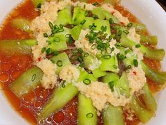 蒜蓉粉丝蒸丝瓜-宁夏国强手抓羊肉·清真菜(未央路凤三店)