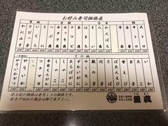 菜单-鱼真(うおまさ)