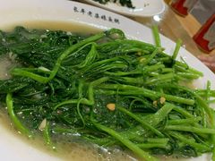 黄豆酱炒通菜-长平老姿娘夜粥(平东一街店)