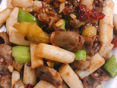 泡椒藕带炒鸡胗-古田会·肥肠鸡(古田店)