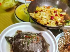 金华火腿蒸甲鱼-鱼食饭稻·苏浙土菜17年老馆子(平江路店)