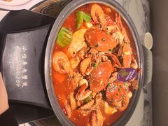 小怪兽招牌大虾排骨鸡爪煲-徐记小怪兽肉蟹煲店(哈西万达金街店)