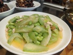 丝瓜咸蛋炒毛豆-水先生寧波菜(天一店)