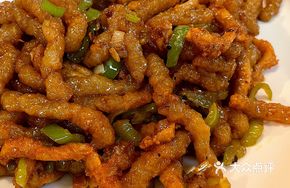 Stir-Fried Potato Dough with Meat