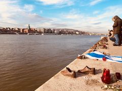 -多瑙河畔鞋履雕塑