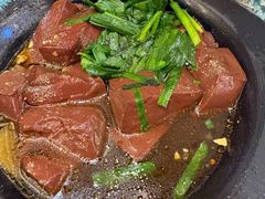 韭菜焖猪红-福满园大酒楼(梅林店)