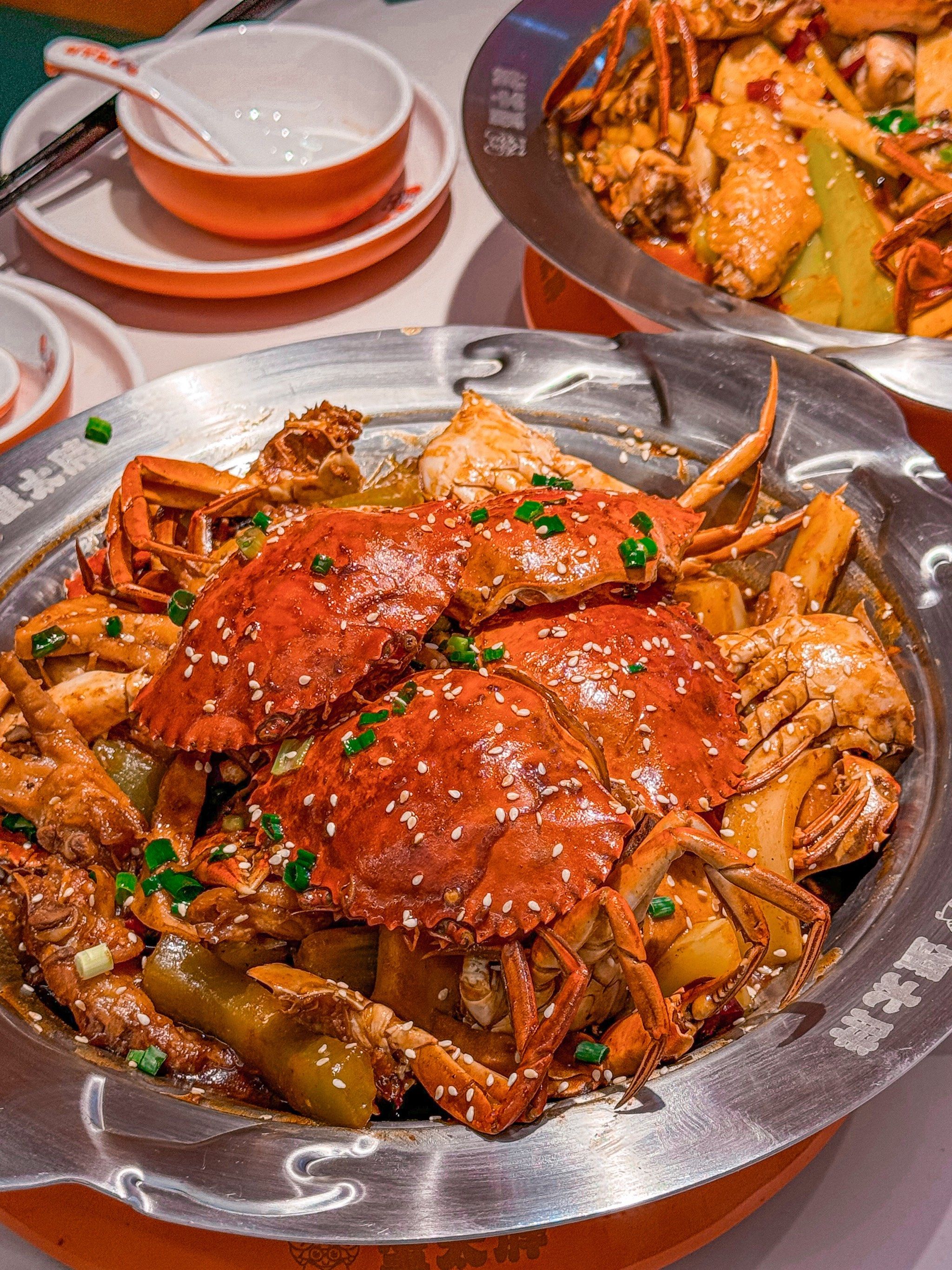 谁能拒绝一锅香喷喷🉐️肉蟹煲呢🦀️