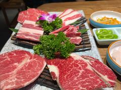 -明洞阿姨·韩式酱蟹烤肉·创意料理(三元桥店)