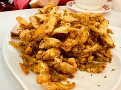 孜然蘑菇-马旭土鸡焖花卷新疆菜大盘鸡·真域顺西域美食(天马大道店)