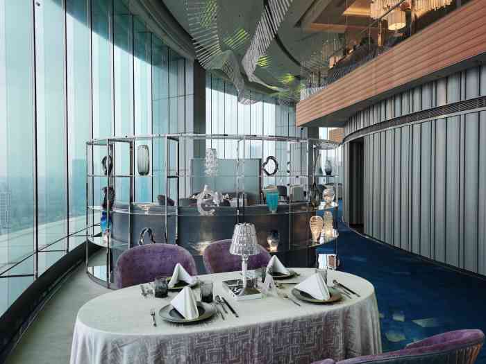 新锦江大酒店·蓝天旋转餐厅-"新锦江大酒店蓝天旋转餐厅位于八角形大