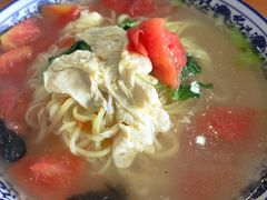 西红柿木耳鸡蛋面-竹青胶东摔面(黄岛开发区店)