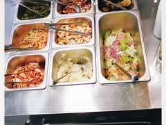 自助取餐区-韩聚屋韩国烤肉餐厅(新北万达店)
