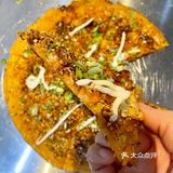 腌鸡排剩余的面糊变成披萨🍕[胜利][胜利][胜利]